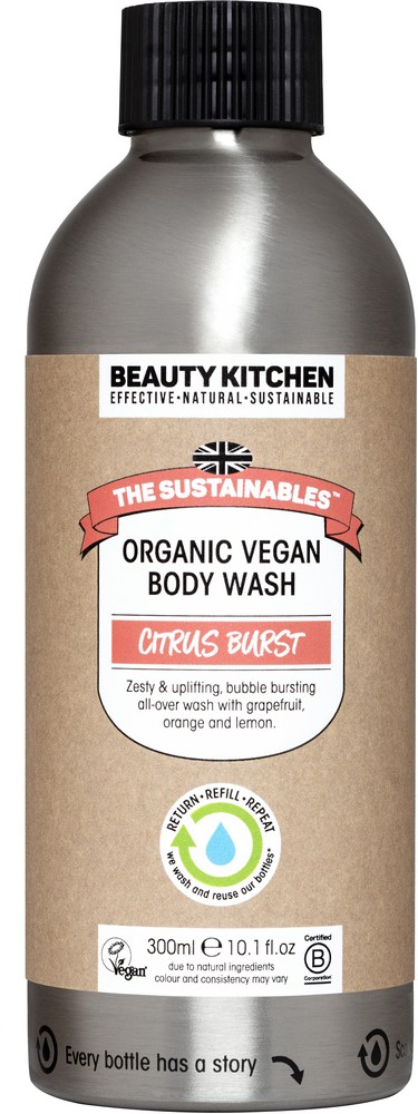 Citrus Burst Organic Vegan Body Wash  300ml