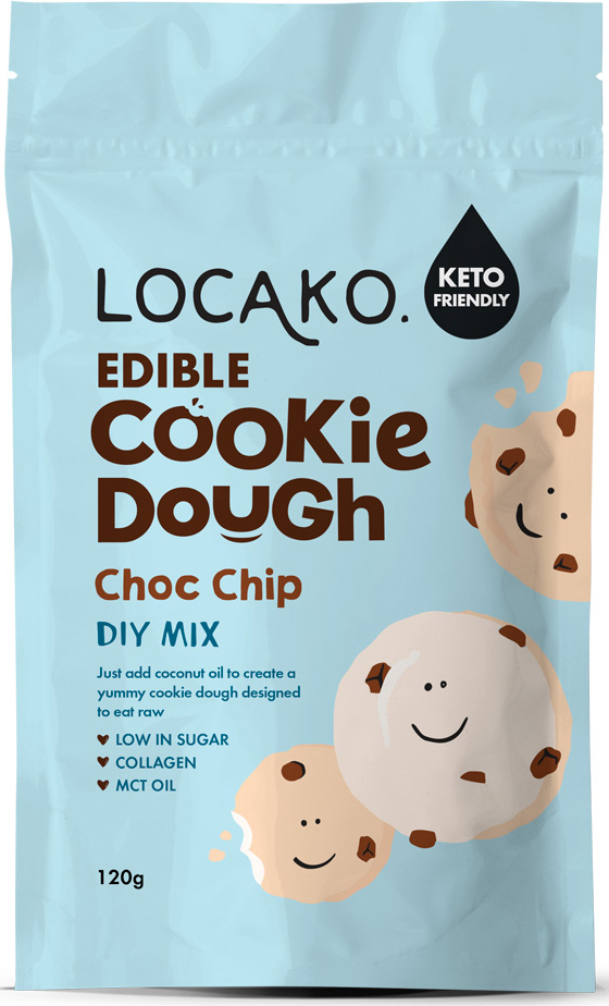 Edible Cookie Dough Choc Chip DIY Mix 120g - BBE Feb ’23 and Mar ’23