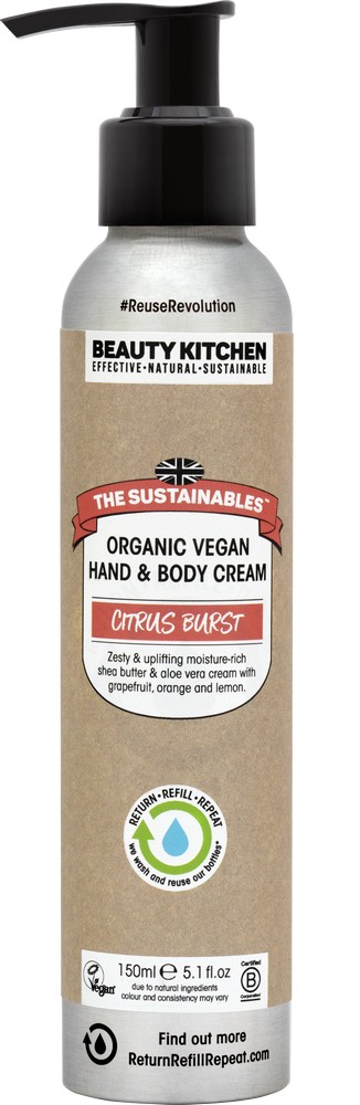 Citrus Burst Organic Vegan Hand & Body Lotion 150ml