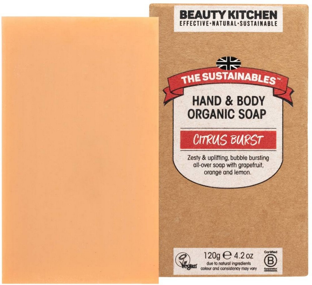 Citrus Burst Hand & Body Organic Soap 120g