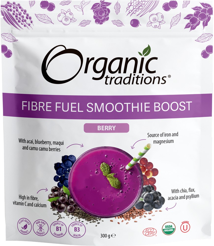 Organic Fibre Fuel Smoothie - Berry