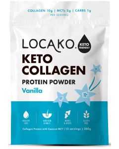 Keto Collagen Vanilla Protein Powder 300g - BBE Feb '23 and Mar '23