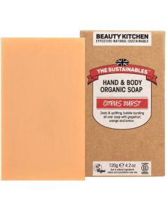 Citrus Burst Hand & Body Organic Soap 120g