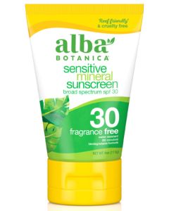 Sensitive Mineral Fragrance Free Sunscreen SPF30